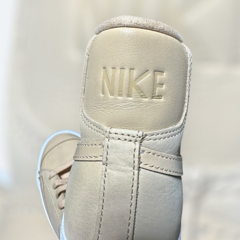 Women’s Nike Blazer Mid PRM MF Tan/White Size 9.5 - Picture 4 of 9